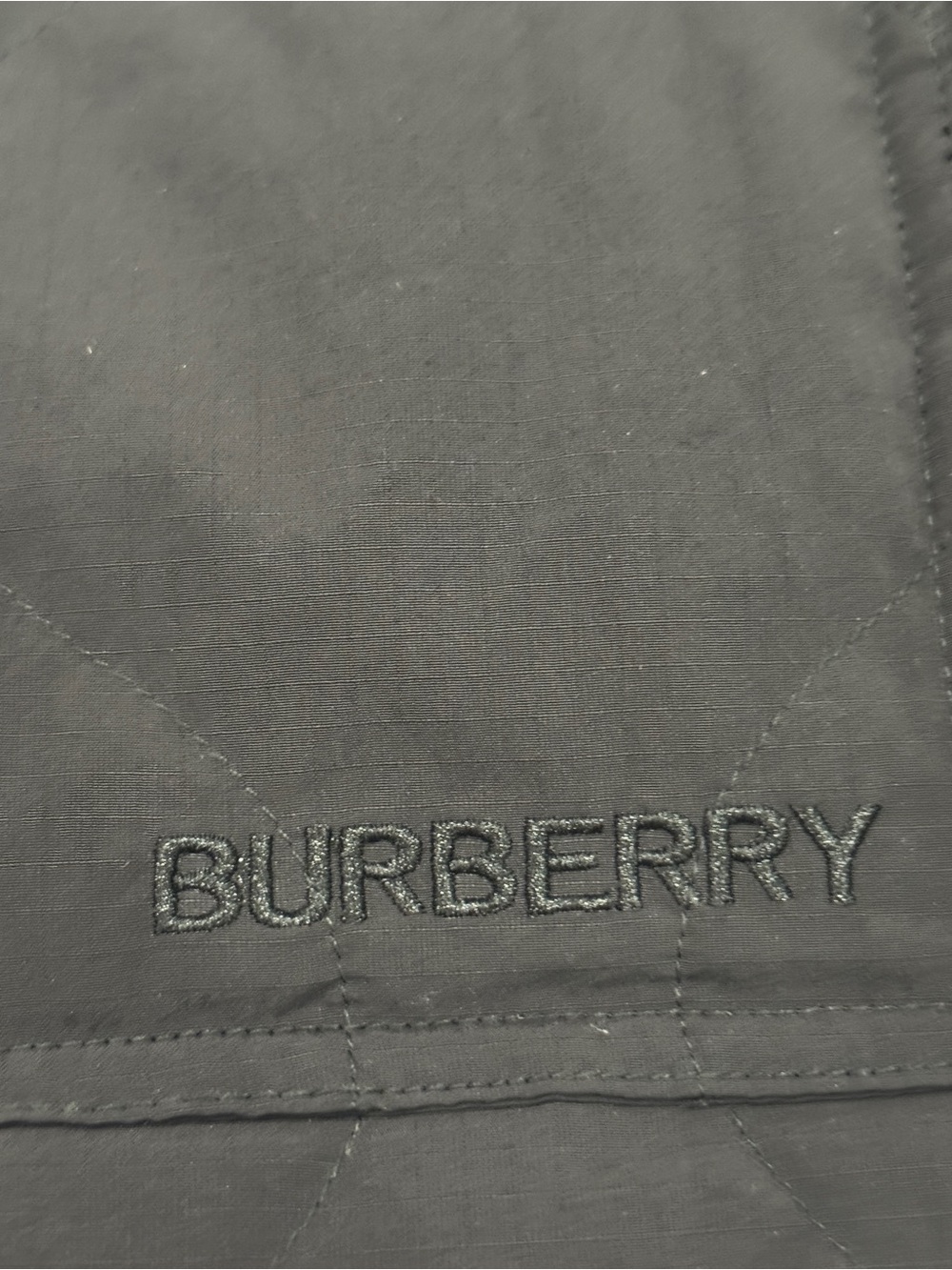 Burberry - Reversible Quilted Nylon Jacket with Signature Burberry Pattern - Picture 2 of 13
